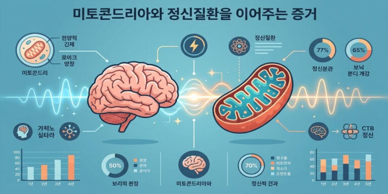미토콘드리아와 정신질환을 이어주는 증거